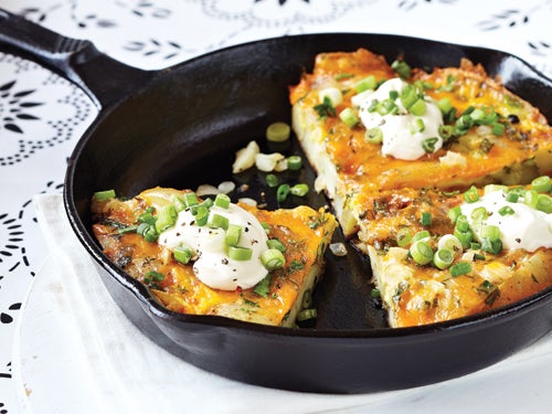 Image placeholder title Cheesy Potato Frittata Recipe