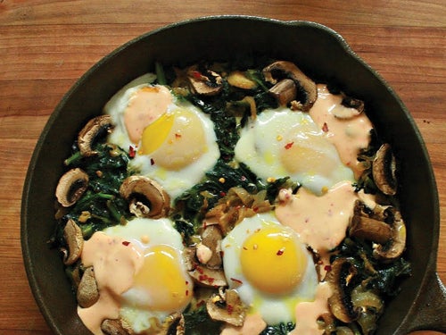 Image placeholder title Green Egg Skillet Bake Recipe