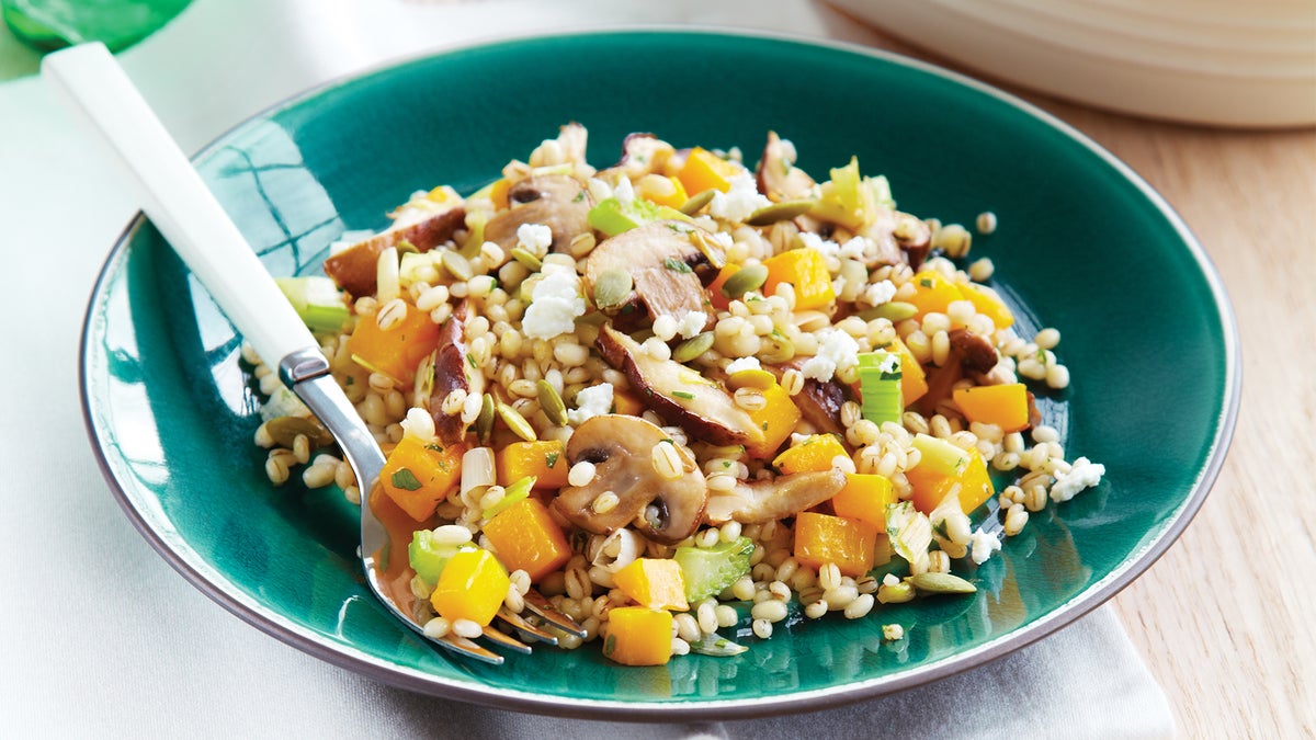 Low-Calorie Barley Casserole Recipe