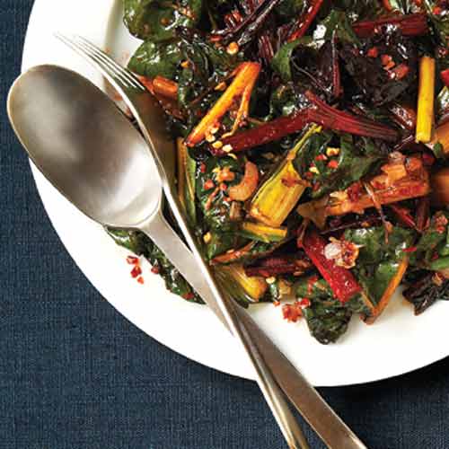 hot and sour swiss chard