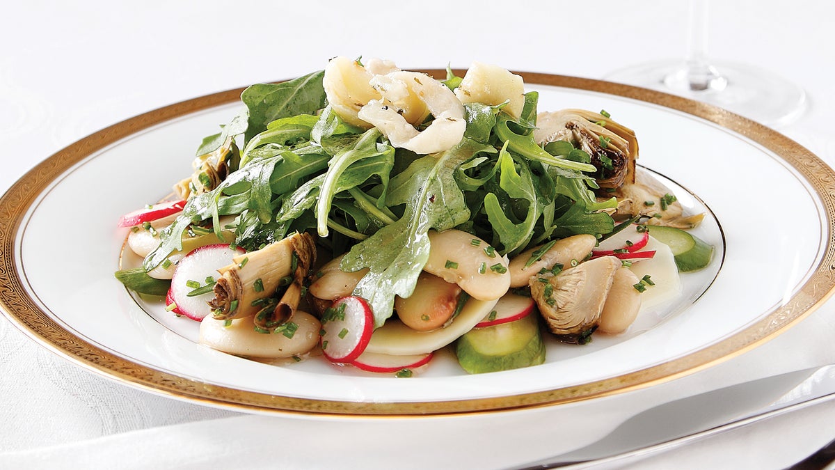 Marinated Butter Beans & Baby Artichokes