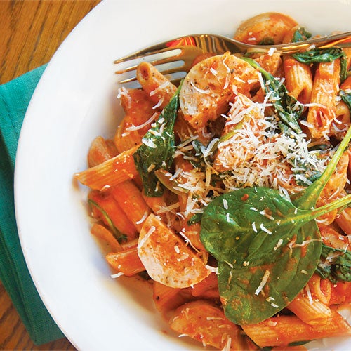 PennewithSausage_article Healthy Penne Sausage Recipe