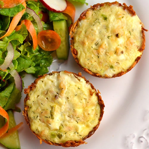Low-Calorie Mini Quiche Recipe