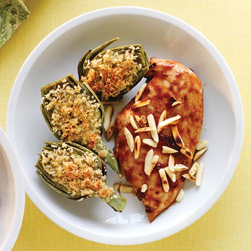 Roast Chicken With Cherry BBQ Sauce Recipe