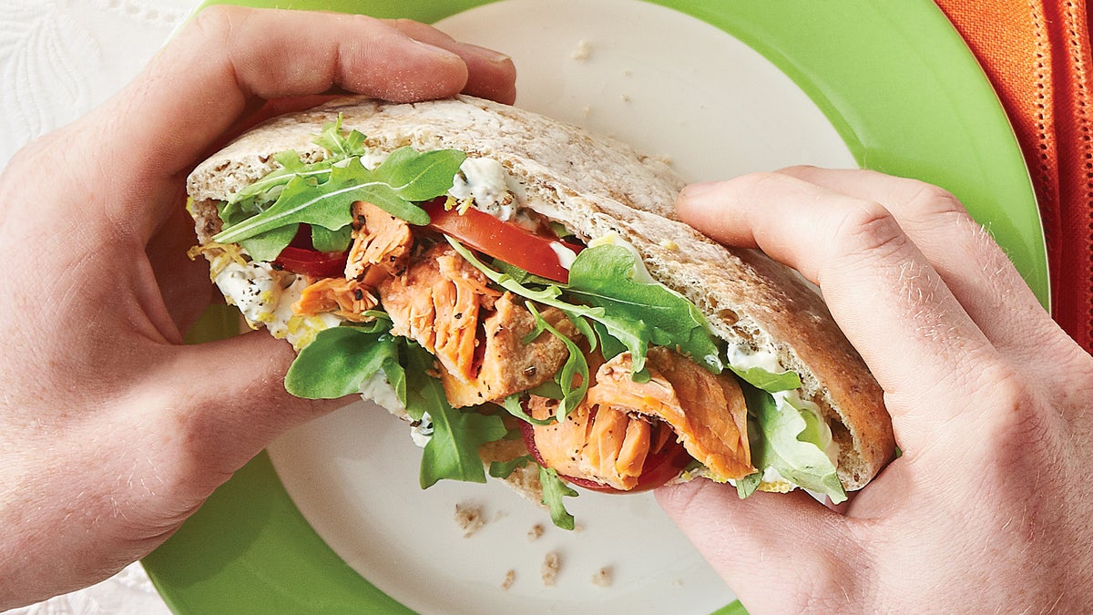 SalmonCaper Breakfast Pockets