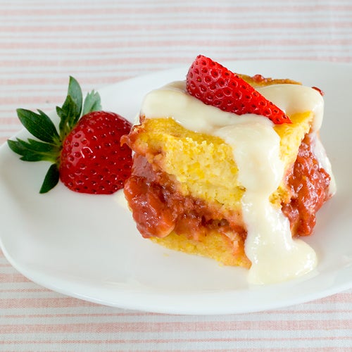 strawberry cornbread