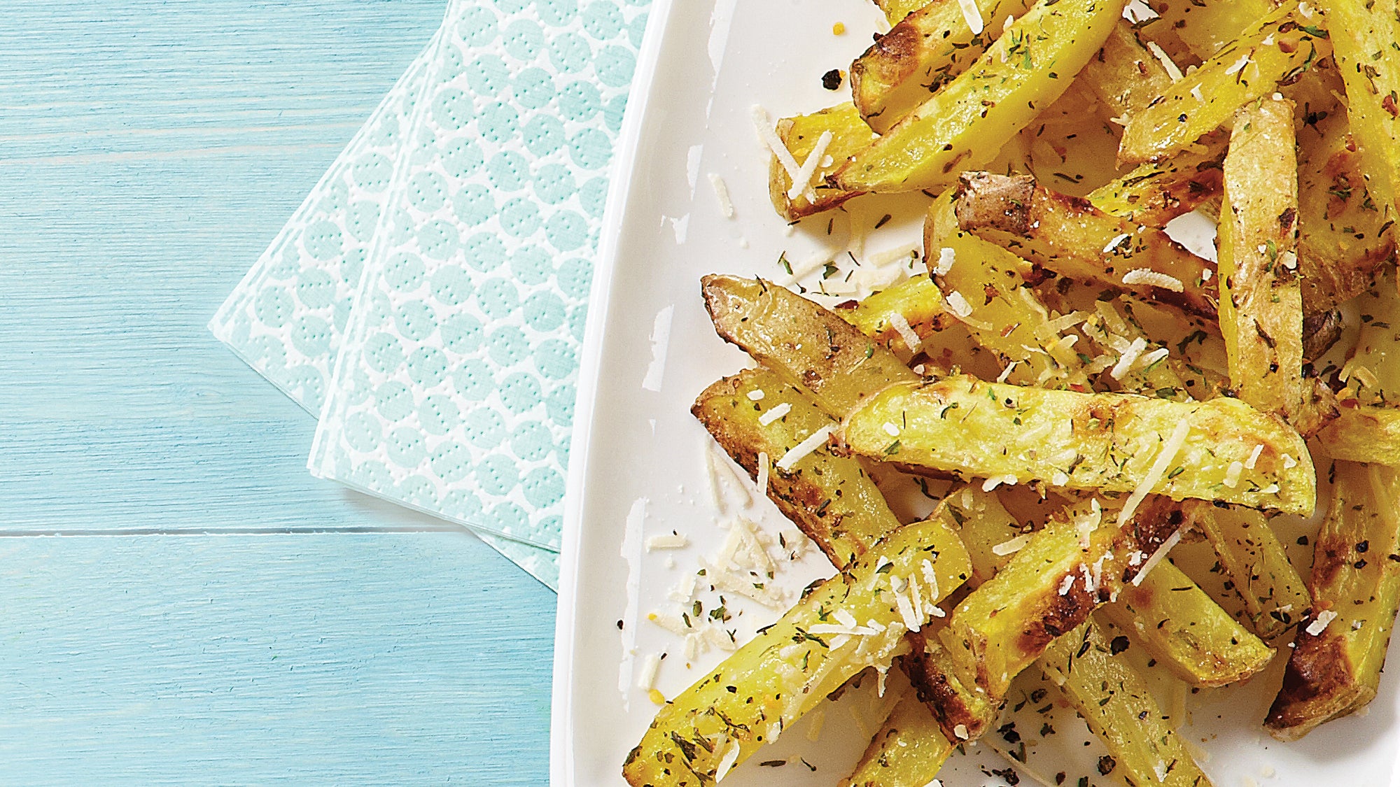 Baked Parmesan Cheese Fries Recipe