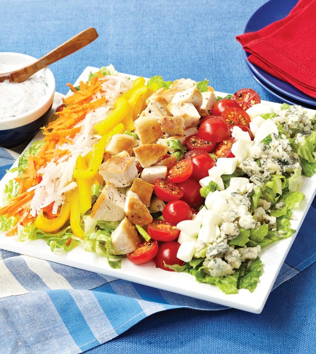 Red, White & Blue Cheese Cobb Salad