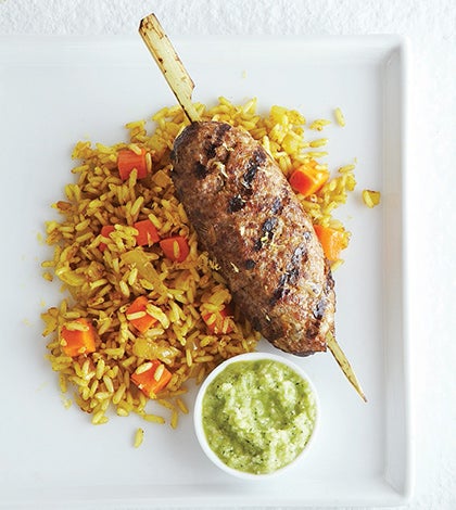 Beef Kefta with Sunflower Zucchini Sauce image None