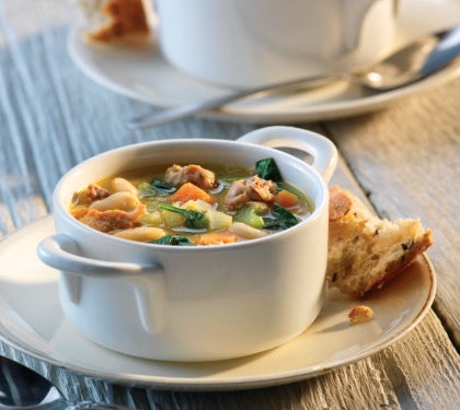 Tuscan White Bean Soup with Italian Sausage image None