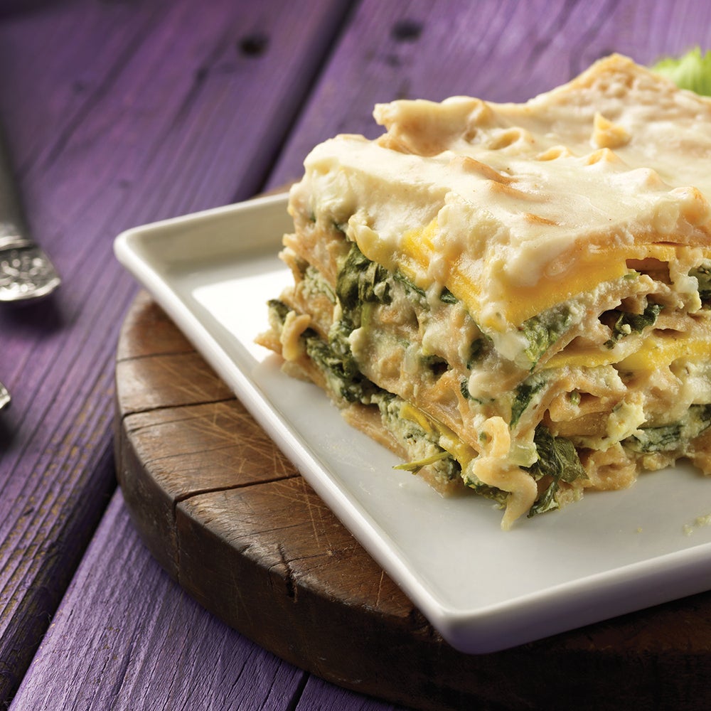 Cheesy Kale &#038; Squash White Lasagna-image