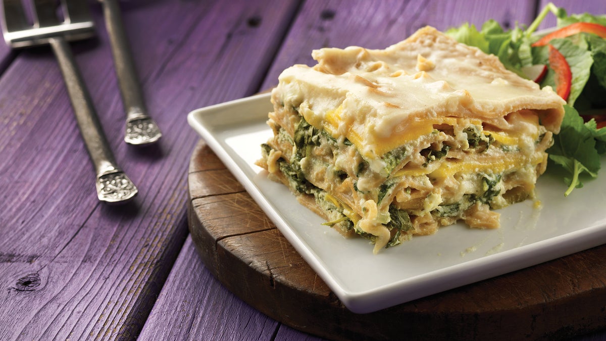 Cheesy Kale Lasagna LowCalorie Lasagna Recipe