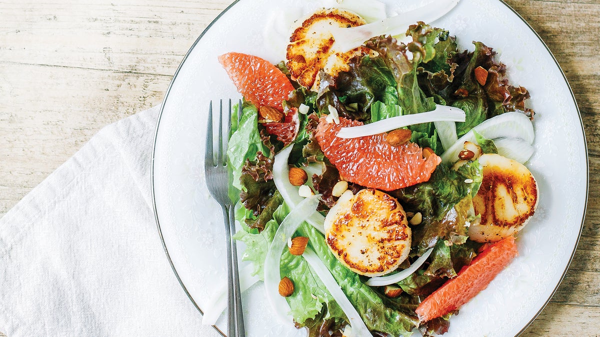 Seared Scallops and Fennel Salad Recipe