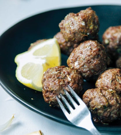 Garlic Lamb Meatballs image None
