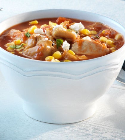 Mexican Chicken & Cheesy Tortellini Soup image None