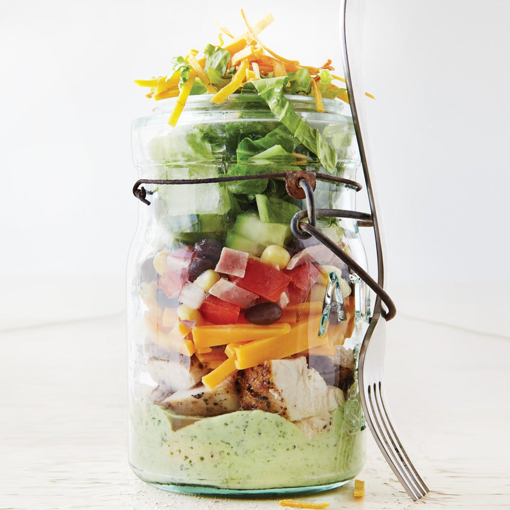 Southwest Chicken Salad with Whipped Avocado Dressing-image