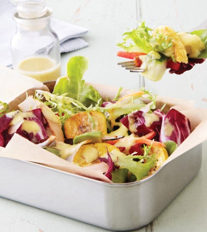 Drunken Island Toss with Curried Pineapple Vinaigrette image None