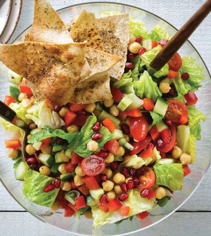 Fattoush Salad with Za'atar Pita Chips image None