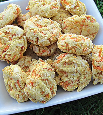 Ginger Coconut Carrot Dog Biscuits image None