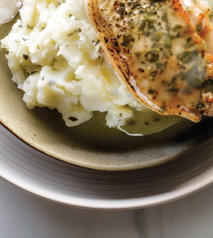 Pork Saltimbocca with Sage Mashed Potatoes image None