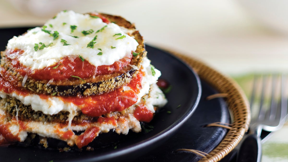 Spicy Eggplant Parmesan with Ricotta Recipe