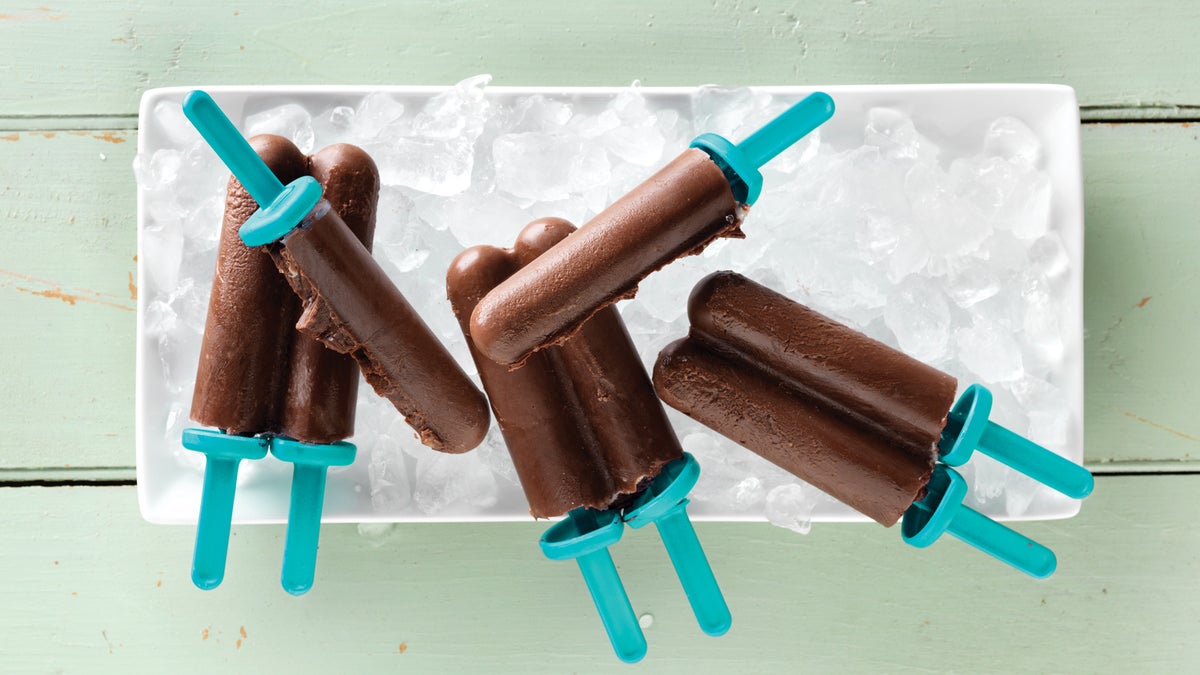 DoubleChocolate Fudge Pops Recipe