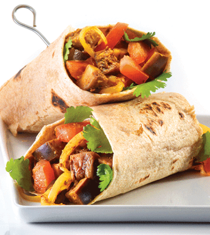 East Meets West Eggplant Roti image None