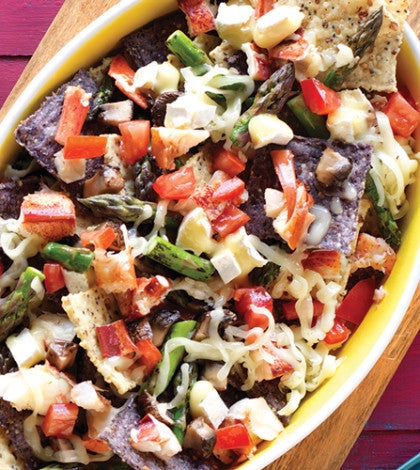 Portobello, Asparagus & Lobster Nachos image None