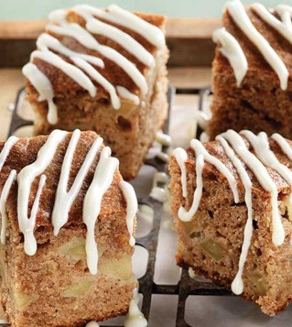 Apple Cinnamon Coffee Cake with Cream Cheese Glaze image None