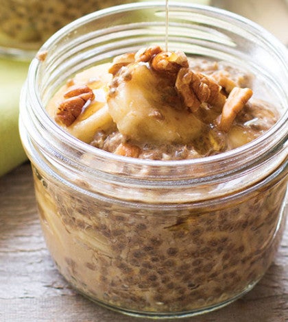 Overnight Maple Pecan Oats in a Jar image None