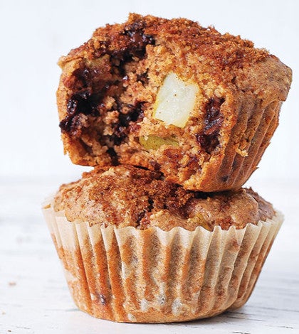 Pear Chocolate Chip Pecan Muffins image None