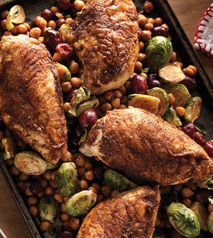 Smoky Chicken Breasts & Crispy Chickpeas image None