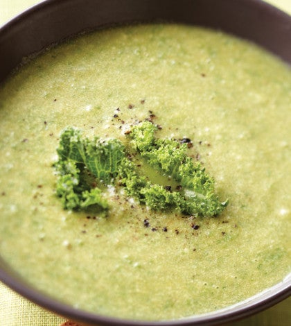 Coconut Chickpea Soup with Toasted Pita image None
