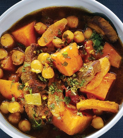 Moroccan Beef, Chickpea & Sweet Potato Stew image None