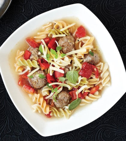 Meatball & Rotini Soup image None
