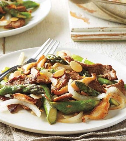 Orange-Scented Asparagus & Beef Stir-Fry image None