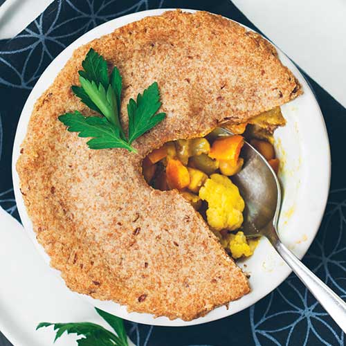 Creamy Curried Chicken Pot Pie