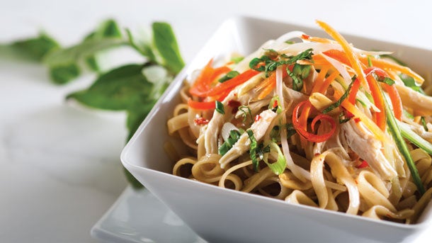 Summer Roll-Inspired Noodle Bowl