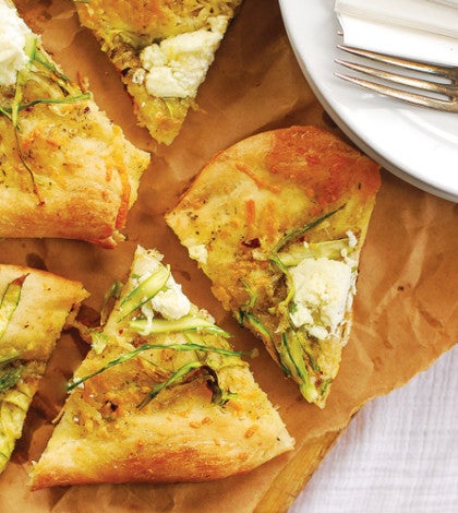 Asparagus & Lemon Ricotta Flatbread image None