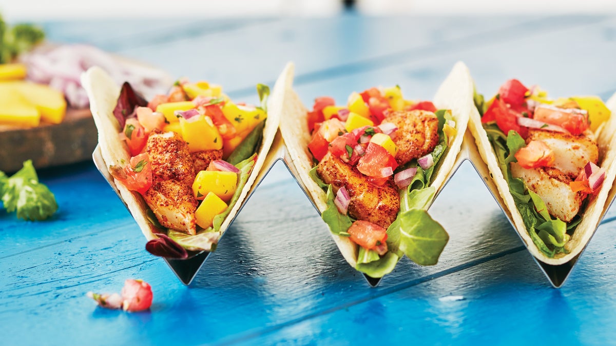 ChileRubbed Rockfish Tacos Recipe Clean Eating