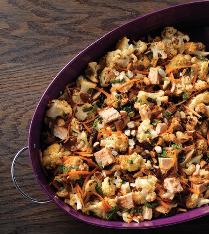 Roasted Cauliflower & Tuna Salad with Smoked Paprika Vinaigrette image None