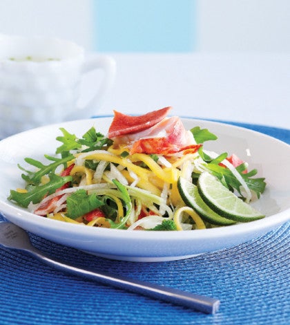 Sweet Maine Lobster, Mango & Jicama Salad with Cucumber Vinaigrette image None