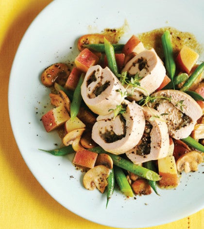 Tangy Potato Salad with Parmesan Chicken image None