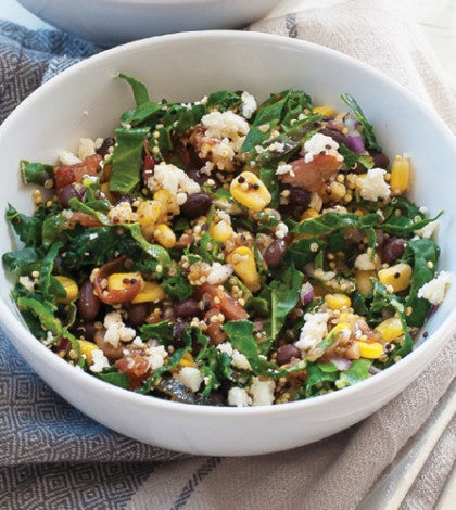 Ancient Grain & Kale Salad with Heirloom Tomato Dressing image None