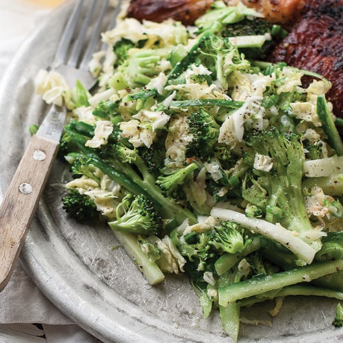  Cucumber  & Napa Slaw  with Coconut Lemongrass Dressing"