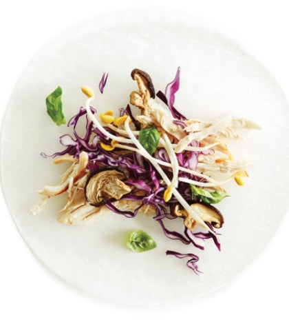 Umami Mushroom & Chicken Rolls with Bean Sprouts image None