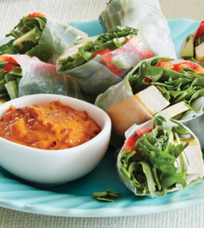 Very Veggie Rolls with Arugula & Tofu image None