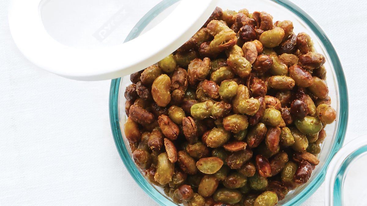 Roasted Spicy Edamame Recipe