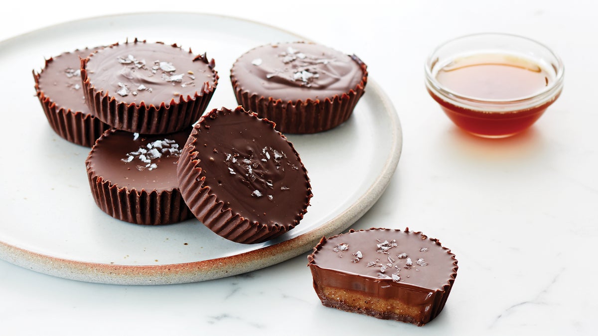 Salted Chocolate Almond Butter Cups Recipe