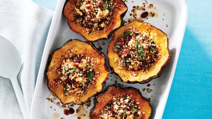 quinoa easy stuffed acorn squash recipe